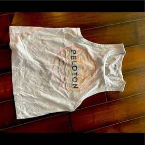 NWT gray womens peloton tank size Small